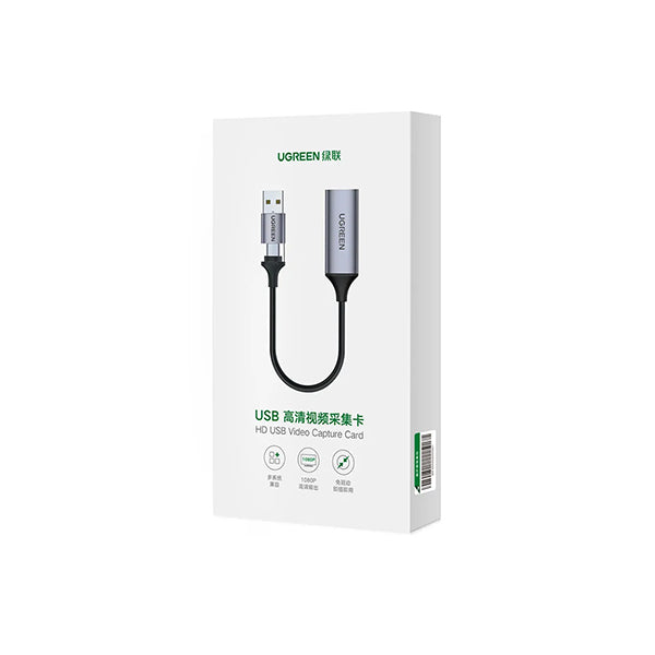 UGREEN HDMI Video Capture Card – 4K HDMI Input to USB-C / USB-A Capture Adapter