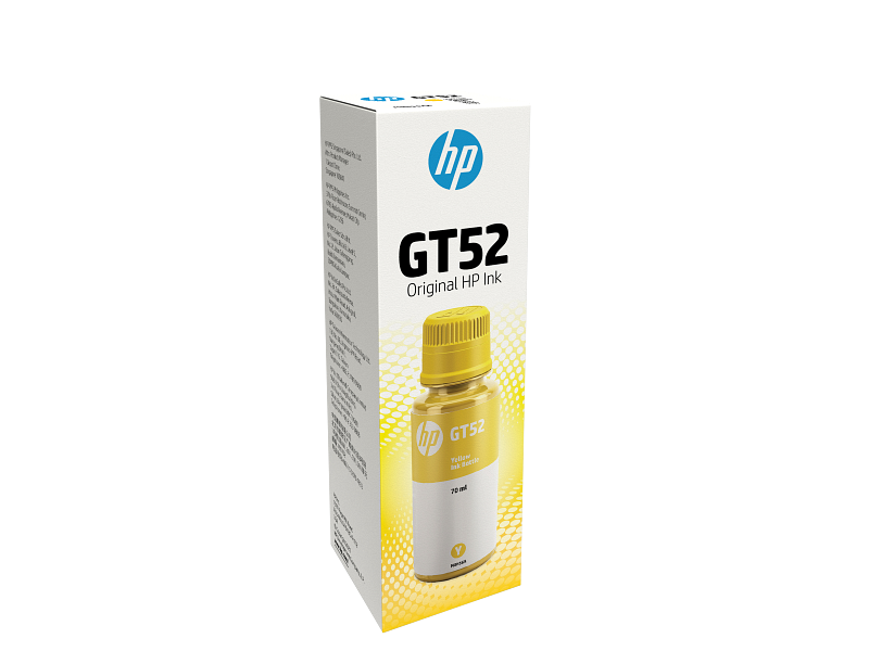 HP GT52 Yellow Ink Bottle