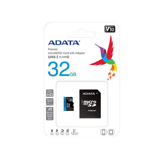 Adata Micro SD Card 32GB Class 10