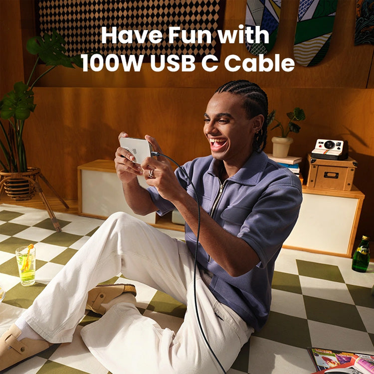 Ugreen 2M 100W Uno Type-C to Type-C PD Fast Charging Cable