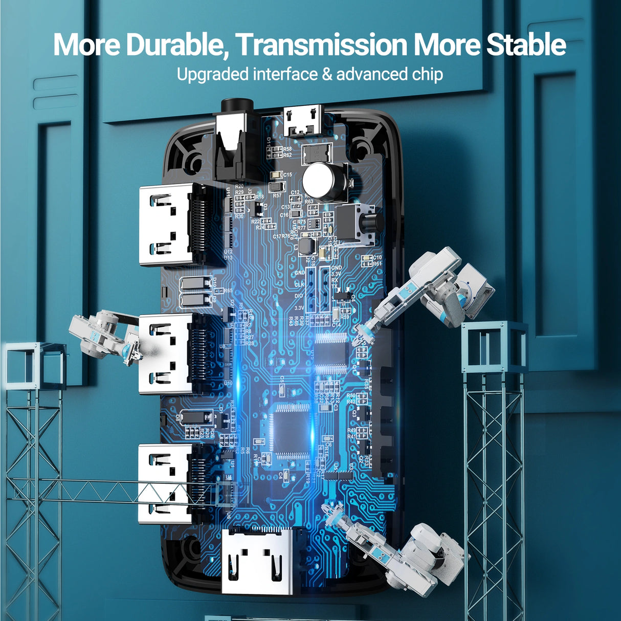 UGREEN HDMI Switcher 3 In 1 Out 4K@30Hz – CM332