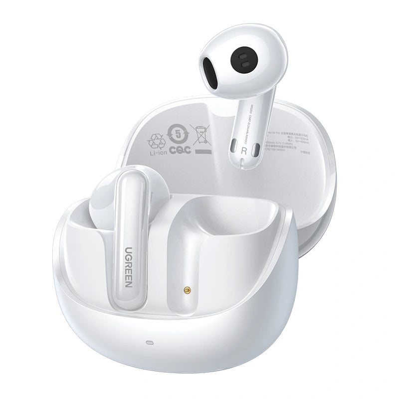 UGREEN HiTune H6 Pro Hybrid Active Noise-Cancelling Earbuds White WS203 – 35873
