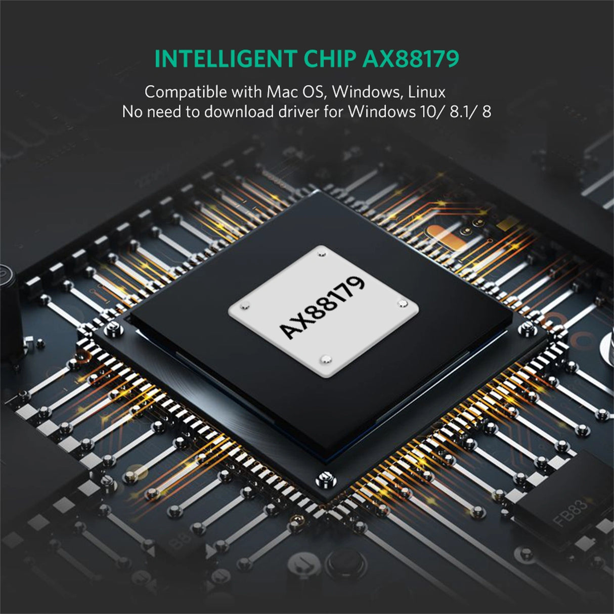 UGREEN Type-C to 1000Mbps Gigabit Ethernet Adapter – US236 (50307)