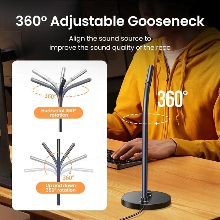 UGREEN USB microphone with stand : 90416