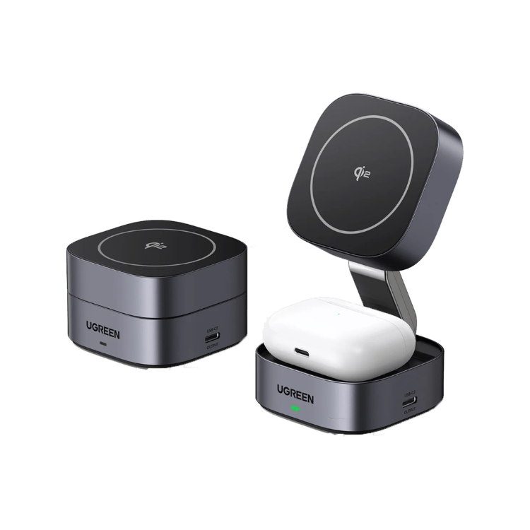 UGREEN 15W 2-in-1 Magnetic Wireless Charger
