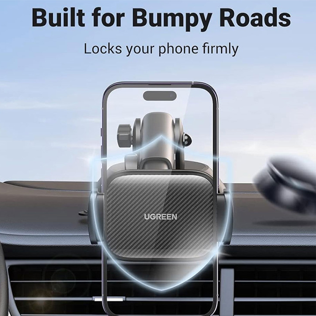 UGREEN Gravity Phone Holder with Suction Cup (Black)