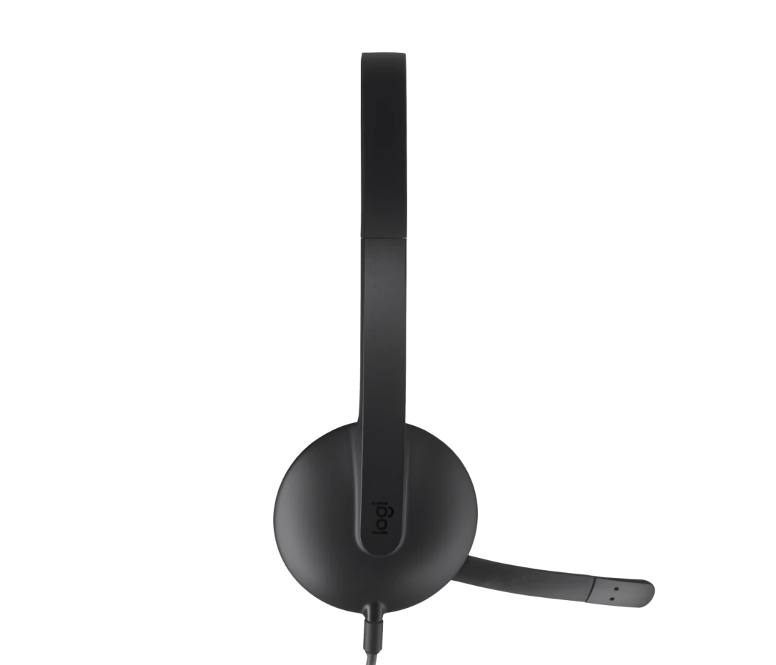 H340 USB Computer Headset with Noise Cancelling Mic – Stereo Digital Audio