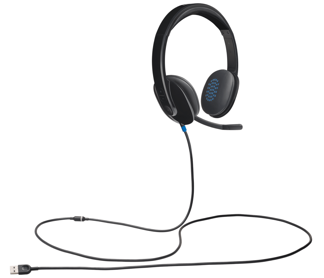 Logitech H540 USB Headset – Premium Stereo Sound & Noise-Cancelling Mic