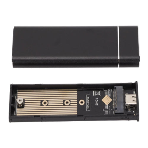 Premium M.2 NVMe SSD Enclosure – USB 3.1 Type-C Aluminium External Drive Case (TN-GHD-M6)