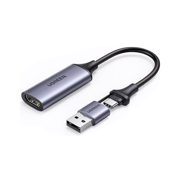 UGREEN HDMI Video Capture Card – 4K HDMI Input to USB-C / USB-A Capture Adapter