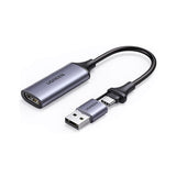 UGREEN HDMI Video Capture Card – 4K HDMI Input to USB-C / USB-A Capture Adapter