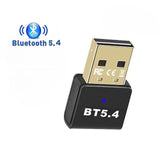 Mini Bluetooth 5.4 Wireless USB Adapter for PC – Driver Free