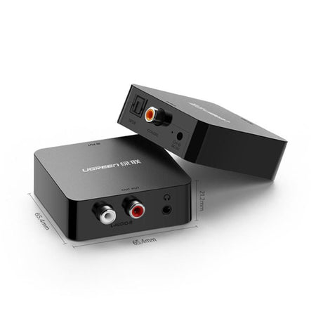 UGREEN 30523 Digital to Analog Audio Converter (DAC) – Coaxial / Toslink to RCA & 3.5mm
