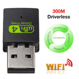 Mini Wireless USB Wi-Fi 4 Adapter (300Mbps) – Driver Free
