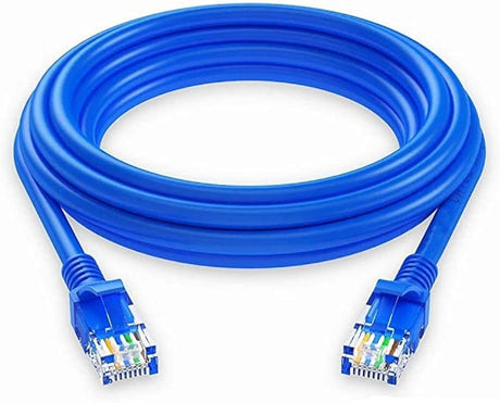 Techno Deluxe Cat6 UTP Ethernet Cable – 1.5M High-Speed RJ45 Network Patch Cord (Blue)