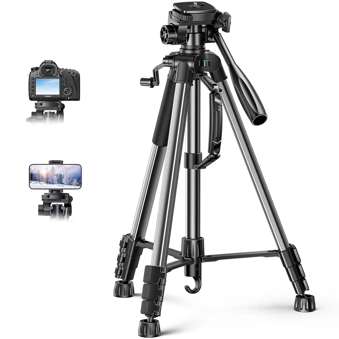 UGREEN Professional Tripod for Phone & Camera | 2-in-1 Aluminum Photography Stand