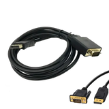 DisplayPort Male to VGA Female Adapter Cable – Black