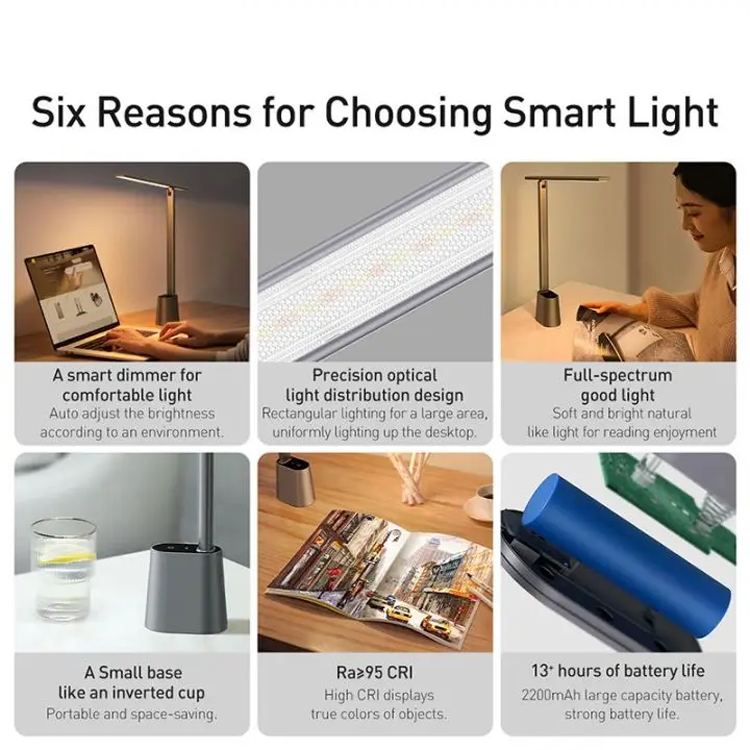 Folding Reading Desk Lamp