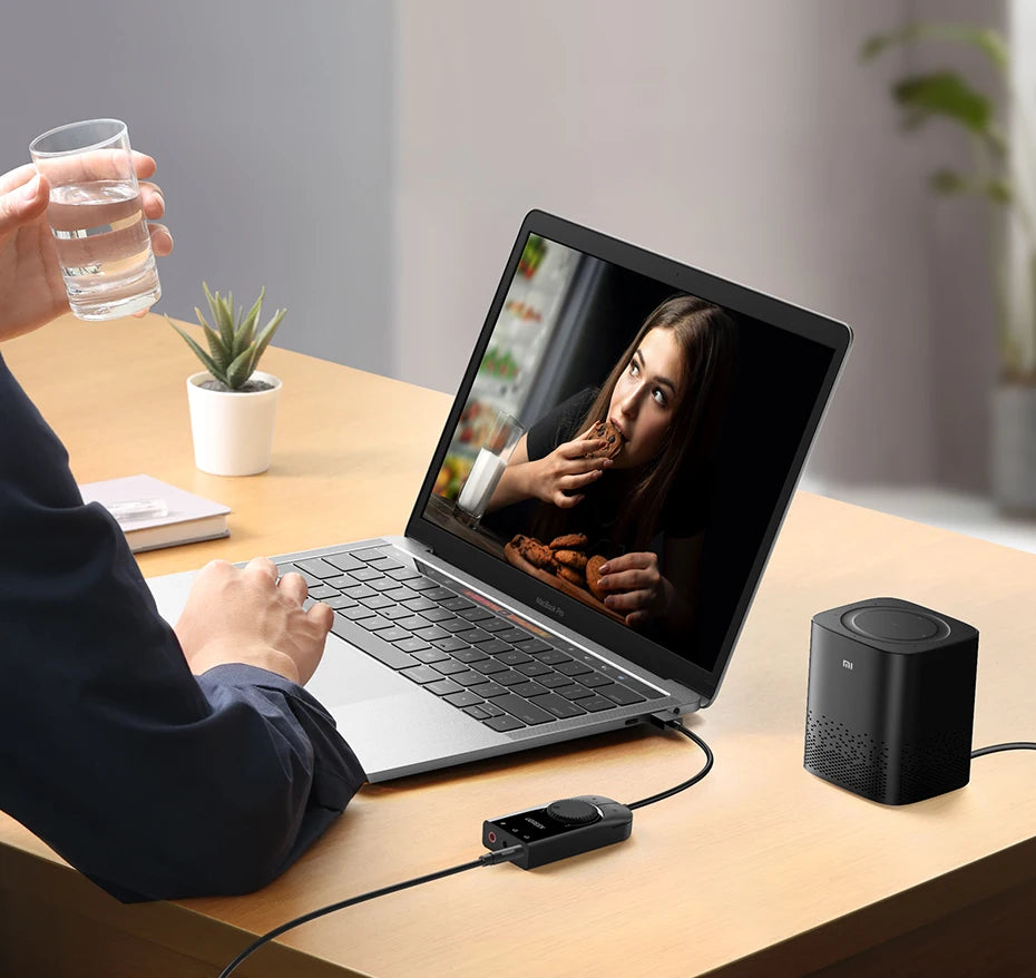 UGREEN USB External Stereo Sound Adapter 15cm (CM129) – USB to 3.5mm Audio Adapter