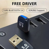 Mini Bluetooth 5.4 Wireless USB Adapter for PC – Driver Free
