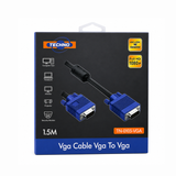 TECHNO VGA Cable VGA To VGA 1.5M