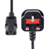 TECHNO Deluxe UK 3-Pin to C13 Power Cable (1.5M) – Black