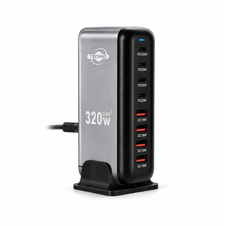 Techno USB Fast Charging Station  YXM-320W