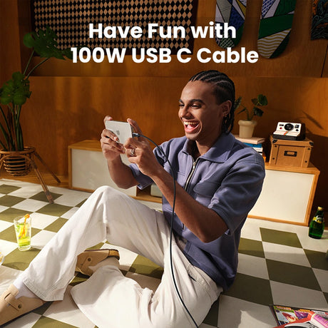Ugreen 2M 100W Uno Type-C to Type-C PD Fast Charging Cable
