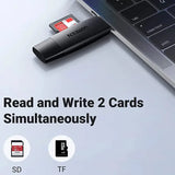 UGREEN 3.0 TF/SD Type-C and USB Multifunction Card Reader - 80191