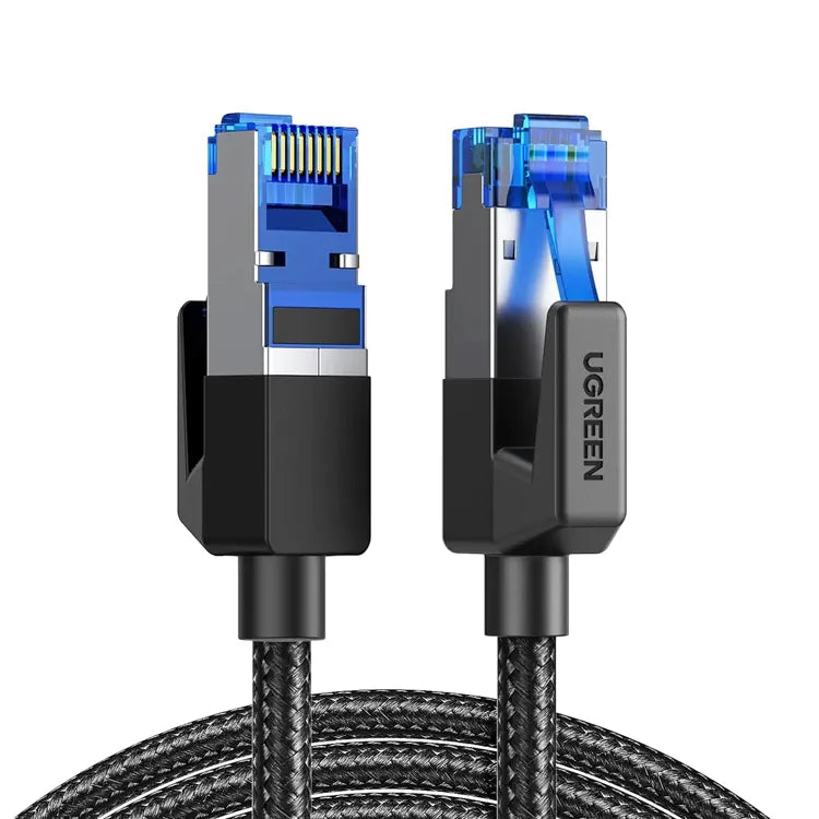 UGREEN Cat8 Pure Copper Ethernet Cable Braided Black