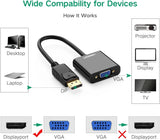 UGREEN DP Male to VGA Female Converter – DP109 (20415)