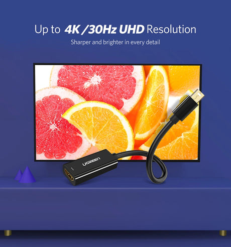 UGREEN Mini DisplayPort to HDMI Converter 1080P – MD112 (10461)