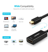 UGREEN Mini DisplayPort to HDMI Converter 1080P – MD112 (10461)