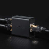 UGREEN RJ45 Splitter Adapter 2 Pack (Black)