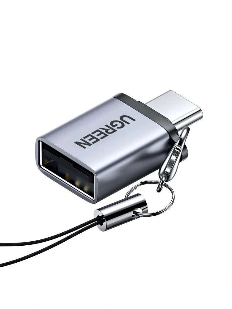 UGREEN Type-C 3.1 Male to USB 3.0 A Female Aluminum OTG Adapter – US270 (50283)