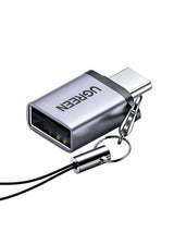UGREEN Type-C 3.1 Male to USB 3.0 A Female Aluminum OTG Adapter – US270 (50283)