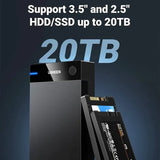 UGREEN USB 3.0 3.5 Inch Hard Drive Box EU