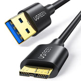 UGREEN USB 3.0 A Male to Micro USB 3.0 Male Cable 0.5m (Black) - 10840