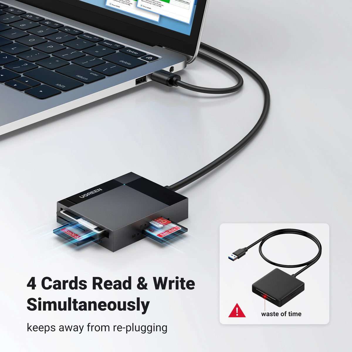 UGREEN USB 3.0 All-in-One Card Reader – CR125