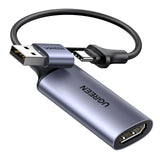 UGREEN 40189 Video Capture Card – HDMI to USB Capture Adapter (CM489)
