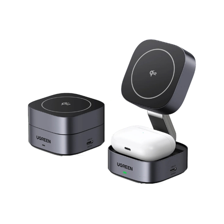 UGREEN 15W 2-in-1 Magnetic Wireless Charger