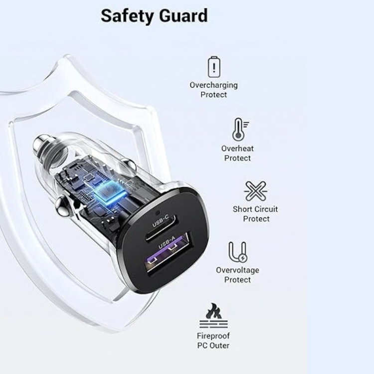 UGREEN EC305 30W Dual Port Car Charger