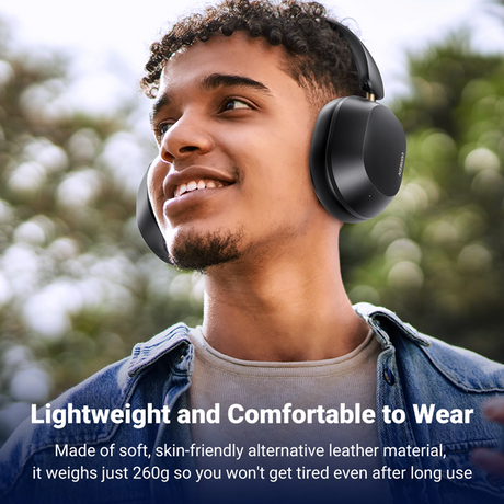 UGREEN HiTune Max5c Hybrid Active Noise-Cancelling Headphones Black