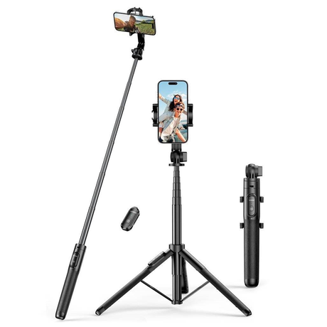 UGREEN Selfie Stick Tripod Stand With Bluetooth Remote and Length Adjusted(1.5m)