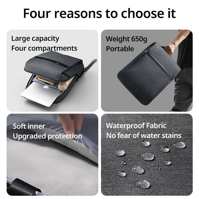 UGREEN Laptop Backpack B02 Dark Grey (Up to 15.6'')