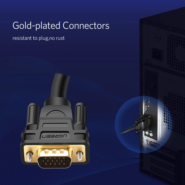 UGREEN VG101 VGA Male to Male Cable