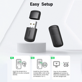 UGREEN AC650 11ac Dual-Band Wireless USB Adapte