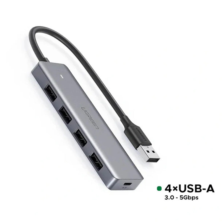 Ugreen 4-Port USB3.0 5Gbps Hub with Type-C Power Port