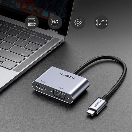 Ugreen CM162 50505 USB-C - HDMI / VGA / USB-A 3.0 / USB-C PD adapter