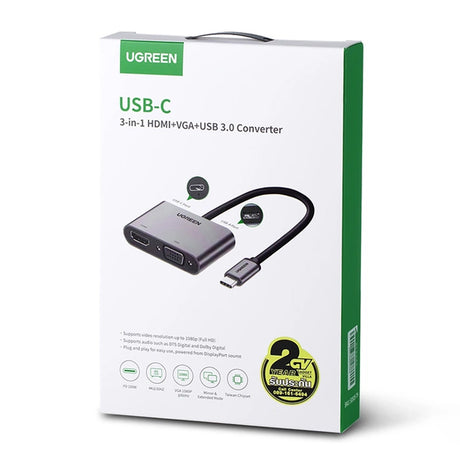 Ugreen CM162 50505 USB-C - HDMI / VGA / USB-A 3.0 / USB-C PD adapter